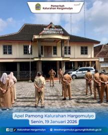 APEL RUTIN PAMONG KALURAHAN HARGOMULYO